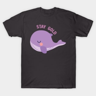 BTS whale plush stay gold T-Shirt